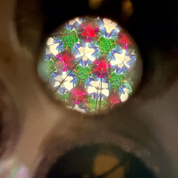 NIB Handmade Roorkee Institute Etched Brass Kaleidoscope - Picture 6 of 10